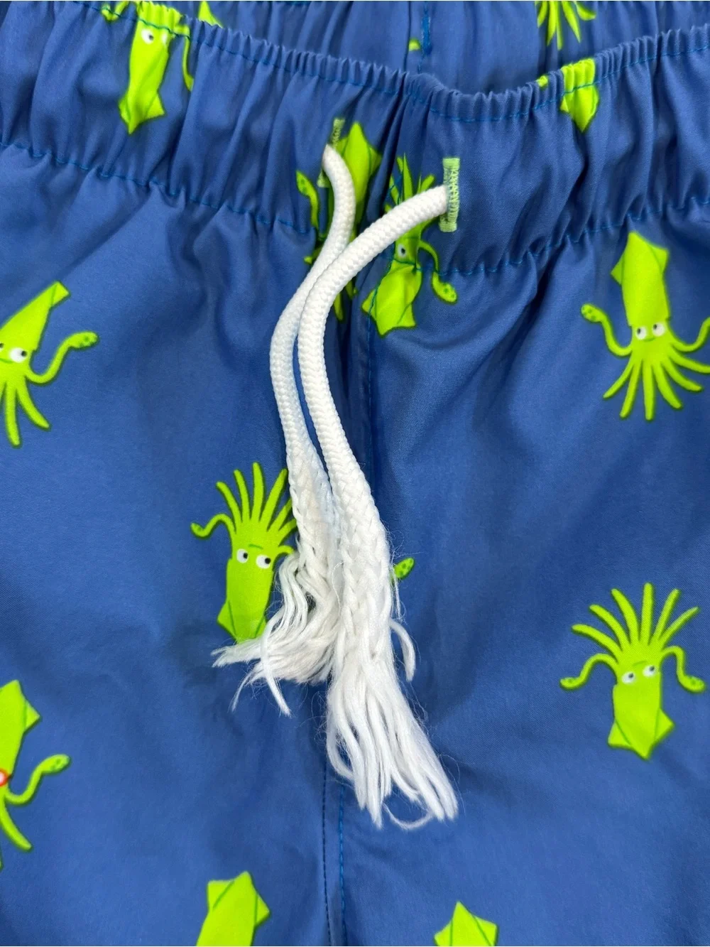 Boys 4T Toddler Swim Suit Trunks Board Shorts Squid Old Navy Neon